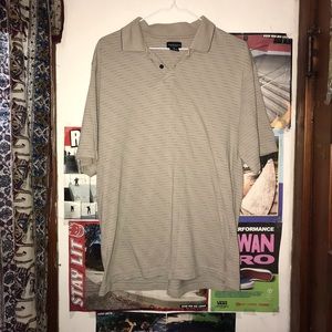 Van Heusen tan polo shirt